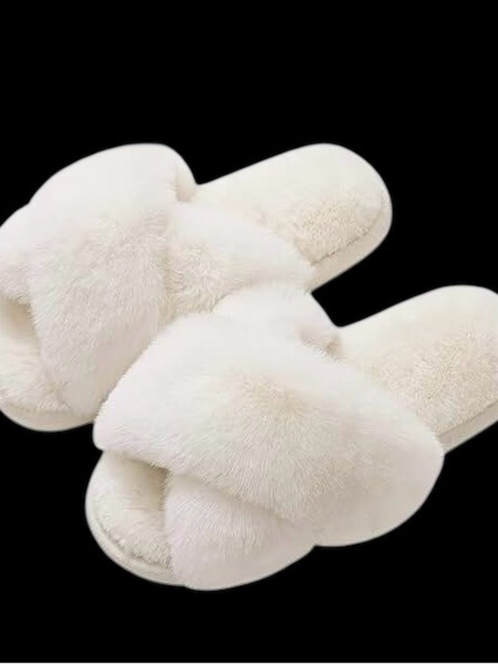 Evshire Women’s Fuzzy Slippers - Size 5-6.5